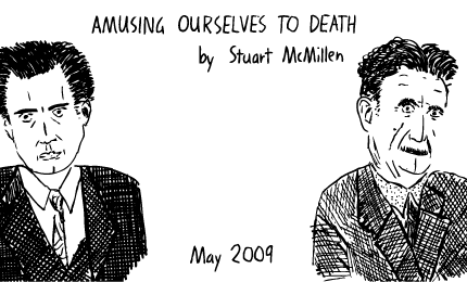 Amusing Ourselves to Death cartoon