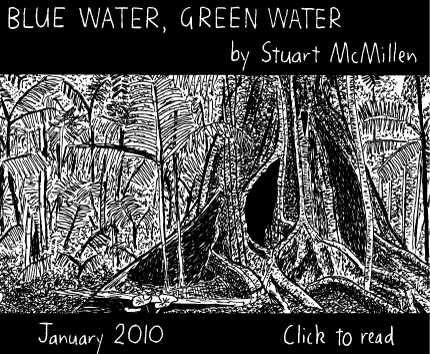 Blue Water, Green Water cartoon